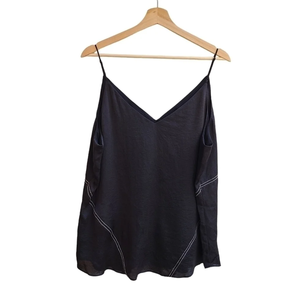 Express Black Tank Top with Accent Stitching - Picture 5 of 9